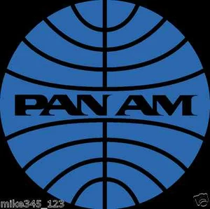 Pan Am PAN AMERICAN AIRLINES Aufkleber Sticker XXL! NEUWERTIG! - Bild 1 von 1