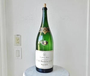 Antique 4.6L G.H Mumm 21" French Champagne Factice Store Display EMPTY BOTTLE - Picture 1 of 8