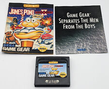 Authentic Copy of James Pond II Code Name RoboCod with Manual for Sega Game Gear