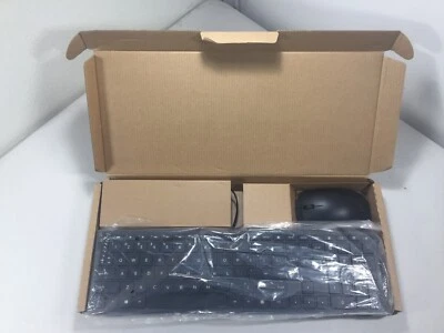 HP Lifestyle Wired Keyboard, TPC-P001K, 928922-001, USB, Keyboard & Mouse New - Image 1 of 4