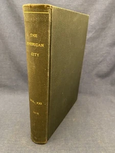 The American City JUL-DEC 1919 Vol XXI Ads Baltimore Urban Planning Public Works - Picture 1 of 13
