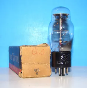 N. 6L5G NOS RCA Victor amplificatore audio radio d'epoca valvola a valvole forma ST 6L5GT - Foto 1 di 3