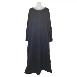 Linea by Louis Dell'Olio Jersey Fit and Flare Dress Size 1X BLACK A19617 QVC - Picture 1 of 2
