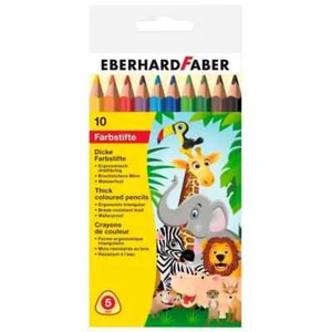 EBERHARD FABER - DICKE FARBSTIFTE - DREIKANT - 10 StücK - Bild 1 von 1