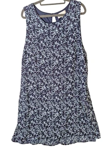 Nordstrom Rack Women size XXL Sleeveless A line Dress Lined Blue Surf Pockets - Picture 1 of 10