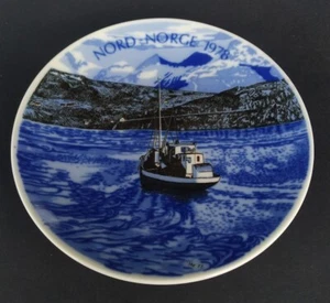 Placas Decorativas Vintage Colgante Pared Norte Noruega Barco 1978 Edición Limitada - Imagen 1 de 7