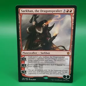 MTG Sarkhan, the Dragonspeaker – Khans of Tarkir Magic Card # 119 - Picture 1 of 4