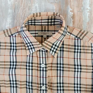 Burberry Brit Nova Check Hemd mit Knöpfen Größe XS Kurzarm - Bild 1 von 8