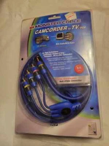Monster Cable Camcorder to TV/VCR/AV Receiver High Performance Cable NOS - Picture 1 of 4