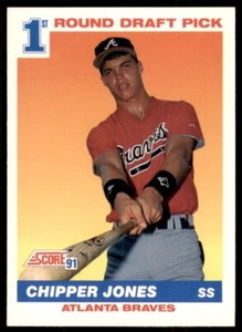 1991 Score #671 Chipper Jones RC - Picture 1 of 2