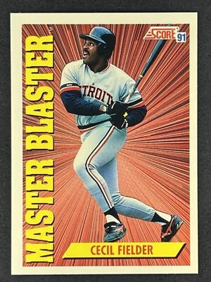 Cecil Fielder  1991 Score - Master Blaster #693 Detroit Tigers - Image 1 of 2