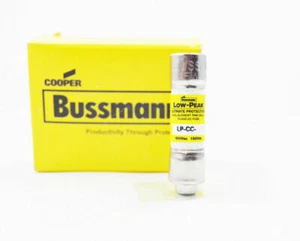 USA (LOT OF10) BUSSMANN LP-CC -25 Low Peak Time Delay 25A 600V CC Fuse (10 PACK) - Picture 1 of 1