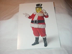 PLANTERS NUTS MR. PEANUT SANTA CLAUS NAVIDAD VACACIONES PROMOCIÓN POSTAL SIN PUBLICAR - Imagen 1 de 2