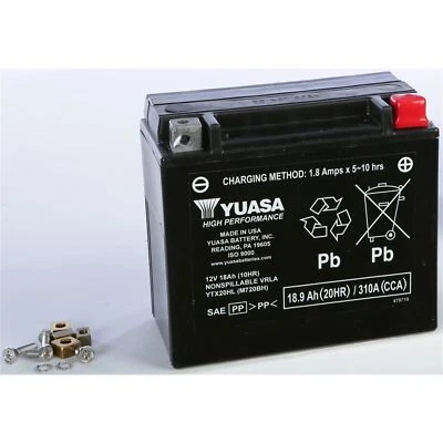 Yuasa Battery YTX20HL Sealed Factory Activated YUAM720BH Foto 1 de 4