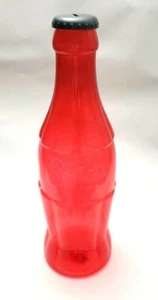 Coco-Cola Jumbo 22.5" Bottle Coin Bank Penny Nickel Dime Quarter Red or Green - Picture 1 of 9