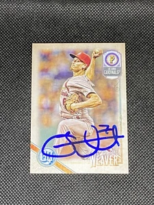 Carta auto firmata Luke Weaver St. Louis Cardinals 2018 Topps Gypsy Queen #283 COA - Foto 1 di 3
