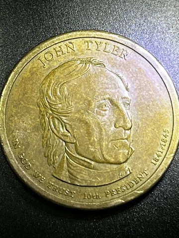 1841-1846 | RARE P United States John Tyler Dollar Coin| Circulated Cover