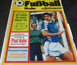 Fußball Woche Nr.44- 1975 Eintracht Frankfurt/Paul Hahn Ba. Uerdingen/Neuberger - Bild 1 von 7