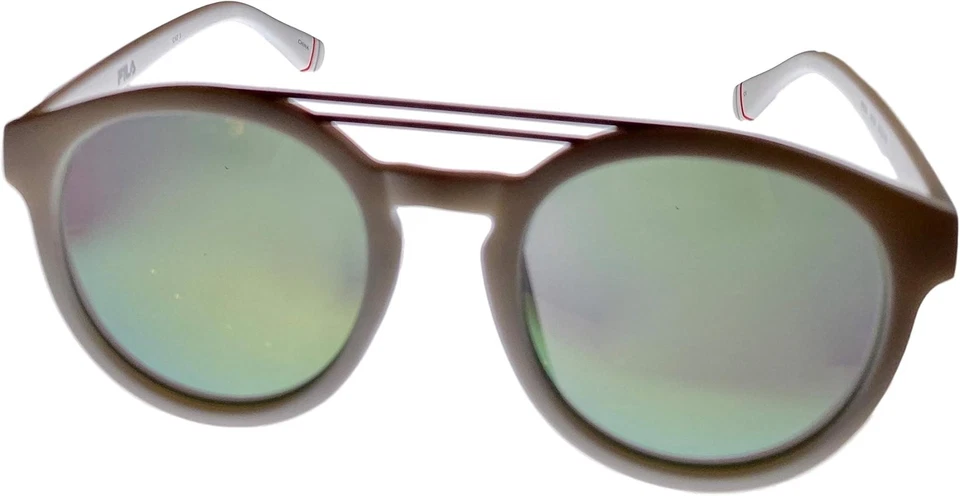 Gafas de sol Fila para hombre blancas rojas barra superior única 52 mm SF9335-06VC-52 Foto 1 de 1