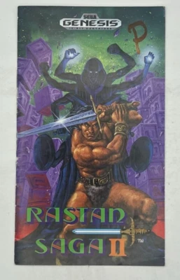 Rastan Saga II (SEGA Genesis, 1990) MANUAL. USED. - Image 1 of 2
