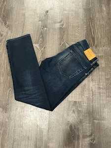 Lucky Brand Jeans Denim 110 Skinny Dark Wash Oakcrest Men’s 32x32 New With Tags - Picture 1 of 6