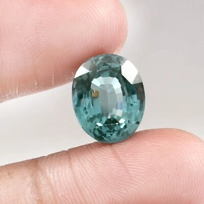 AAA Prime Natürlich Makellos Ceylon Grün Spinell Lose Oval Edelstein Schnitt - Bild 1 von 4