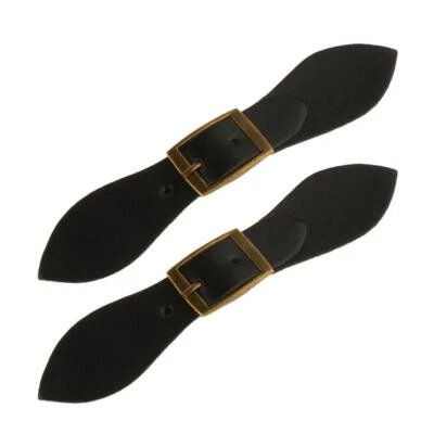 2pcs Leather Toggle Buttons Leather Straps Belt Buckles - Image 1 of 4