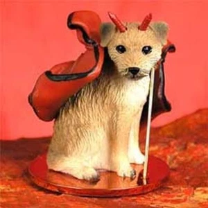 Estatuilla pequeña de perro diablo Border Terrier - Imagen 1 de 1