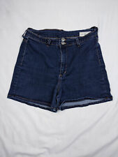 Angry Rabbit Womens Size 31/13 Shorts Blue Jean Dark Wash USA Made