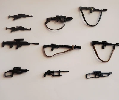 Lote de armas bonecos de ação 1/18 forragem personalizada 3,75" Joytoy Star Wars GI Joe - Imagem 1 de 4