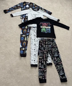 Tu Boys Pyjamas Long Sleeve 8-9 Years - Picture 1 of 6