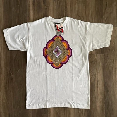 Camiseta De Colección Sergio Tacchini Para Hombre Talla M/L NUEVA CON ETIQUETAS AÑOS 90 ARTE RARO Foto 1 de 4