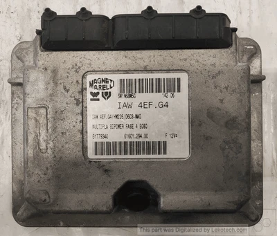 51779340 Centralina iniezione  FIAT MULTIPLA (1F) 1.6 16V N.P. Emotion Mnv - Immagine 1 di 4