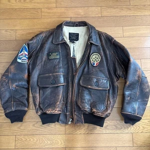 AVIREX FLIGHT JACKET G-1 giacca di pelle vintage - Foto 1 di 12