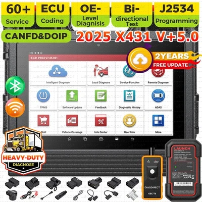 LAUNCH X431 PRO3S+ V 5.0 Elite V+5.0 Bidirectional Diagnostic Scanner Key Coding - Image 1 of 4