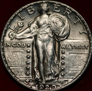 1929-D Denver Mint Silver Standing Liberty Quarter - Picture 1 of 2