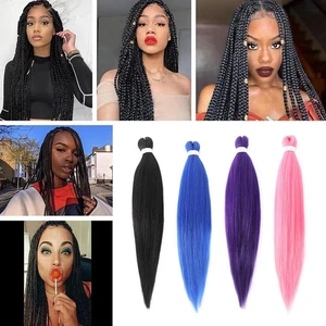 26" Yaki Crochet Braids Pre-Stretch Hair for Braiding Easy Braids HairExtension♓ - Picture 1 of 15