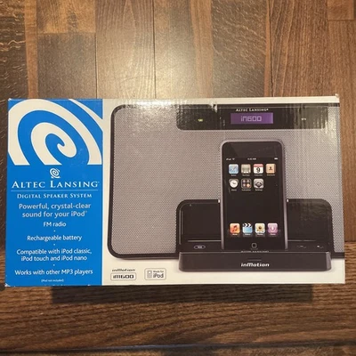 Altec Lansing InMotion IM600 iPod Charging Portable Speaker System FM Radio. NIB - Image 1 of 4
