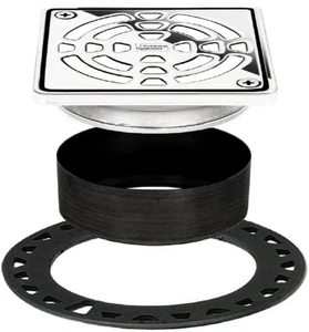 Schluter Kerdi-Drain Grate Kit 4" Stainless Steel Finish - KD4GRKE Sealed - Picture 1 of 1