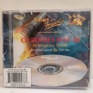 Paquete de 3 CD Rocket Fuel 80 8 discos grabables en CD 700 MB capacidad extendida SELLADOS - Imagen 1 de 4