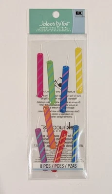 Mini paquete de pegatinas para álbumes de recortes de velas de cumpleaños Jolee's Foto 1 de 3