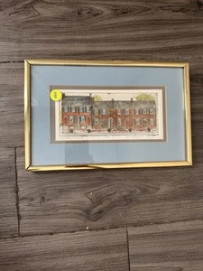Joan Graybeal-Menard Etching “Shall Row, Freilich” Signed 7/40 Framed (A132) - Picture 1 of 6