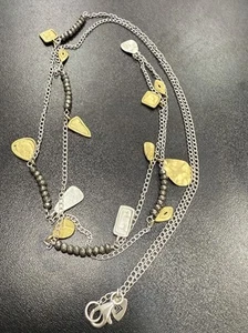 SILPADA Sterlingsilber & Messing PEDAL ZUM METALL 36" Halskette 13,9 g - Bild 1 von 6