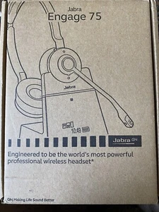 Jabra Engage 75 Stereo SE DECT Headset System 9659-583-117 Skype for Business - Picture 1 of 5
