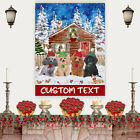 Poodle Dog Canvas .75" Personalized Digital Painting Christmas NWT
