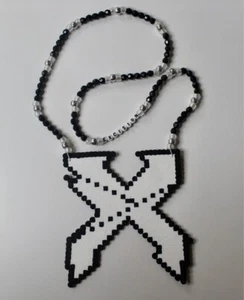 🔥 NUEVO Collar Escisión Kandi Perler EDM EDC Fest Rave Dance 🔥 - Imagen 1 de 1