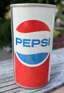 Vintage Aluminum Pepsi Cola Can 12oz Pull Tab Can OPEN - Picture 1 of 9