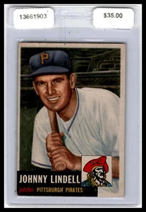 1953 Topps Johnny Lindell 230 Pittsburgh Pirates - Picture 1 of 2