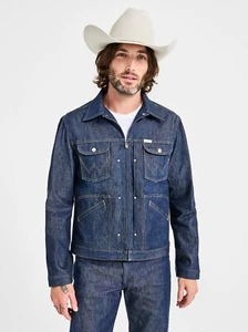Wrangler Men's Denim Jacket 11MJZ Cone Mills White Oak Selvedge Sanforized 14 oz - Picture 1 of 23