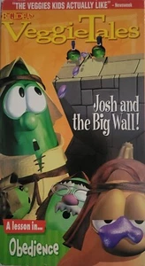 VHS VeggieTales - Josh And The Big Wall (VHS, 2000), Item 2130, FAST SHIPPING! - Picture 1 of 3